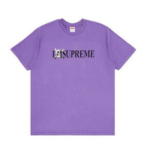 Supreme Skull Tee Purple Size XL Black Cat Panther Widow Canary FW25 Firm